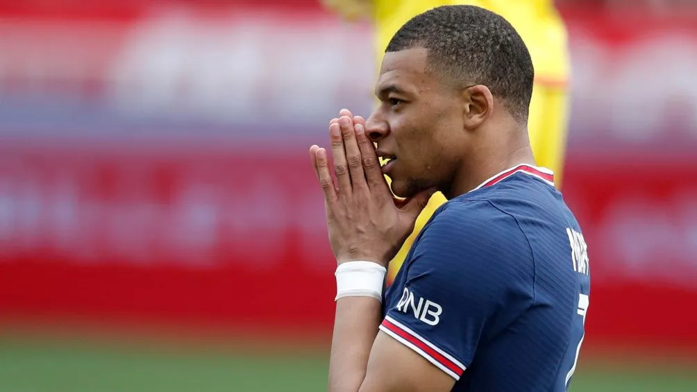 Mbappé en lamento con el PSG