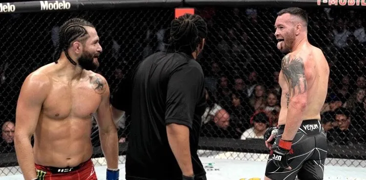 Pelea entre Masvidal y Covington en UFC 272