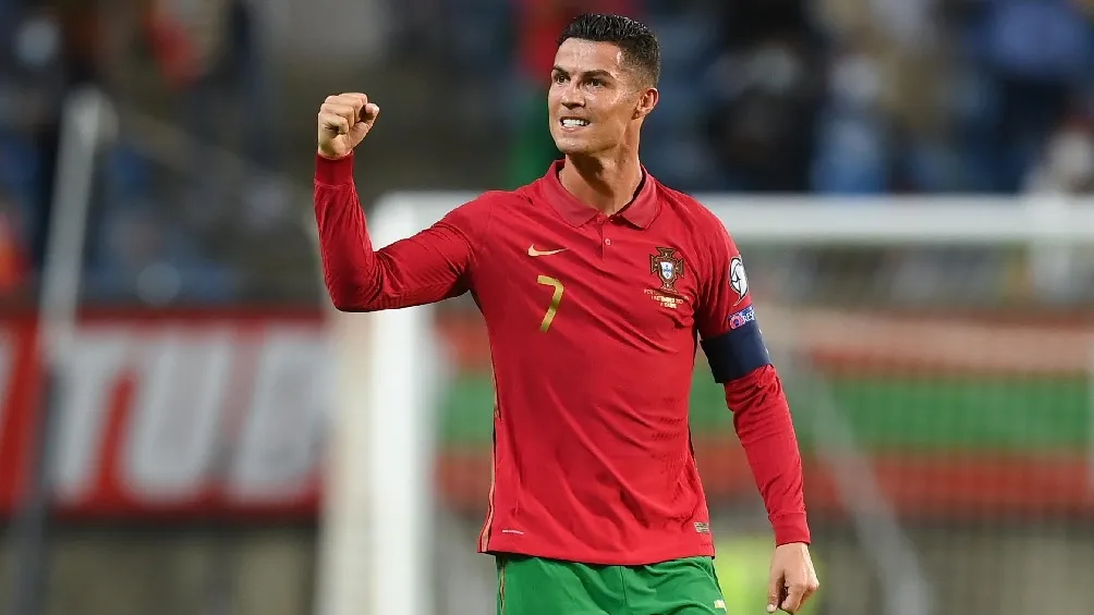 TWITTER | @EURO2024 Cristiano Ronaldo festejando gol con la Selección de Portugal