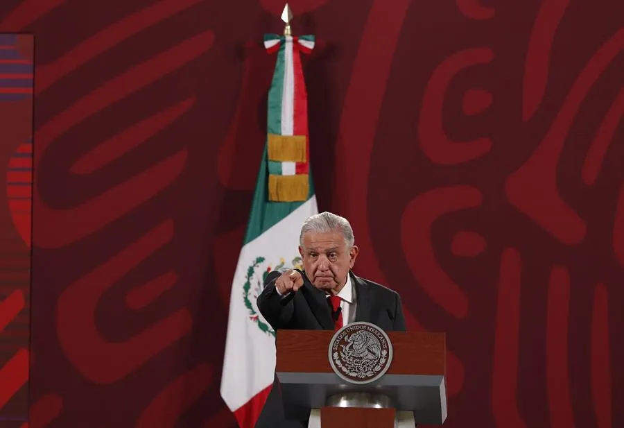 López Obrador en conferencia de prensa matutina