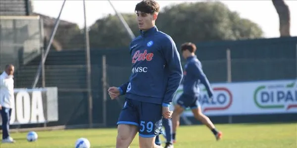 Entrenamiento del Napoli