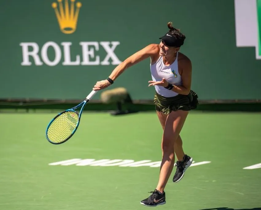 Giulina Olmos en un partido