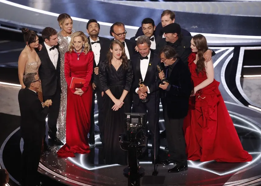 Equipo de CODA en los Oscars