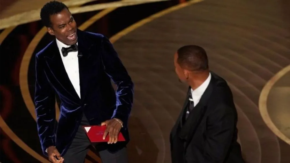 Chris Rock fue cacheteado por Will Smith