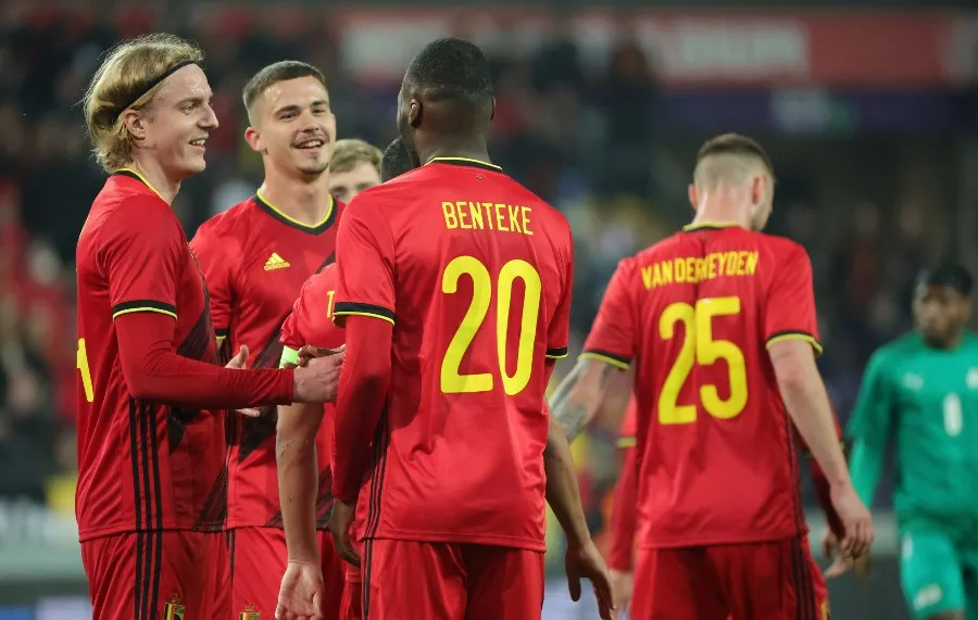 AP Bélgica goleó a Burkina Faso