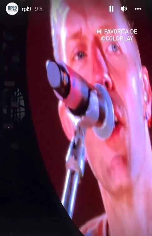 Peláez disfrutó de Coldplay