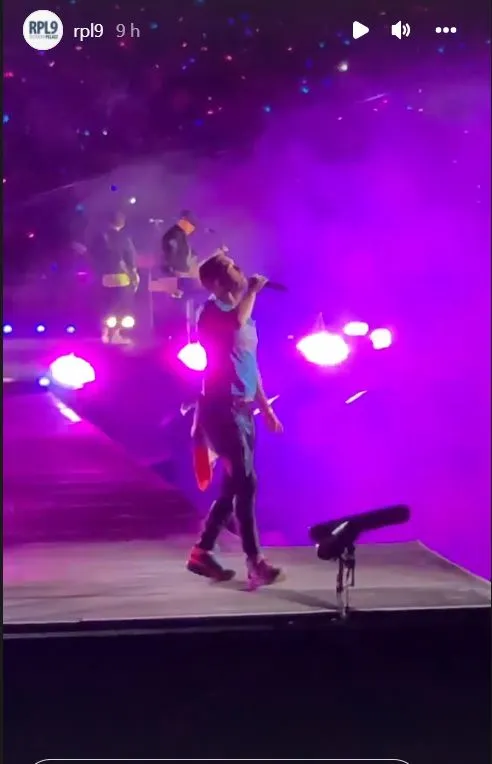 Peláez disfrutó de Coldplay