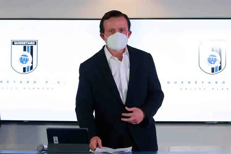 Mikel Arriola, en conferencia de prensa