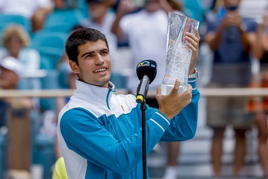 EFE Alcaraz conquistó el Miami Open