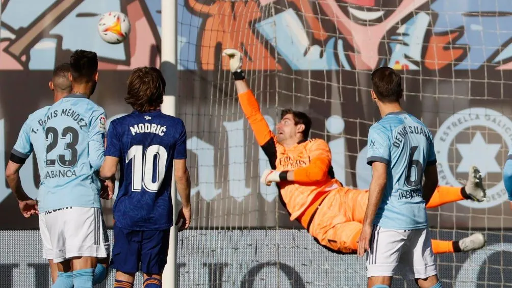 EFE Courtois lució espectacular en su última salida con Real Madrid