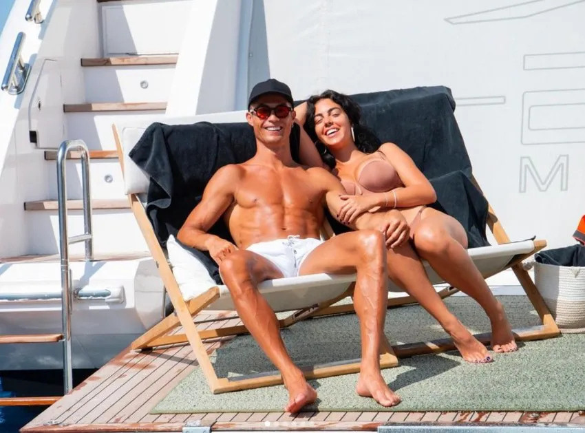 CR7 y Georgina de vacaciones