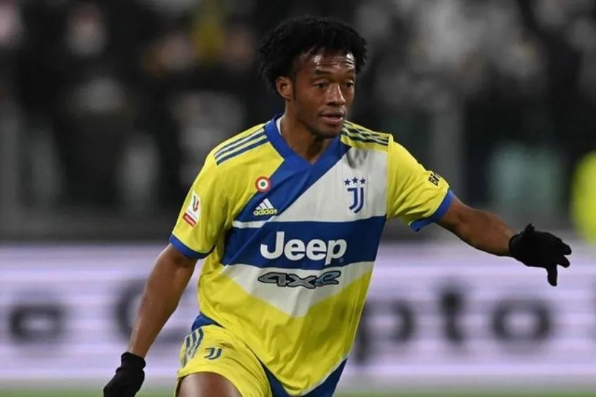 Juan Cuadrado en un partido de la Juventus