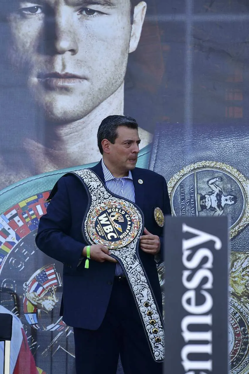 Mauricio Sulaimán, presidente del Consejo Mundial de Boxeo