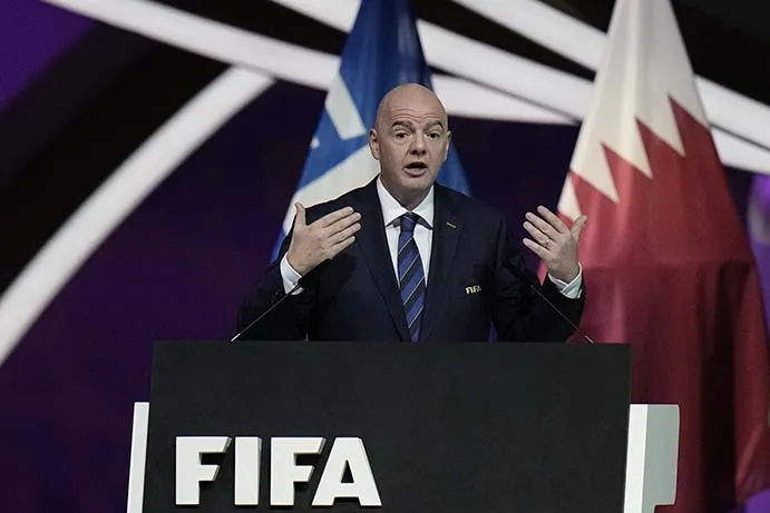 Gianni Infantino, presidente de la FIFA