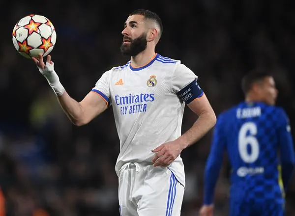 EFE Karim Benzema durante juego ante Chelsea