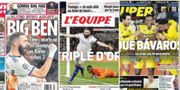 ESPECIAL Portadas de diversos periódicos del mundo