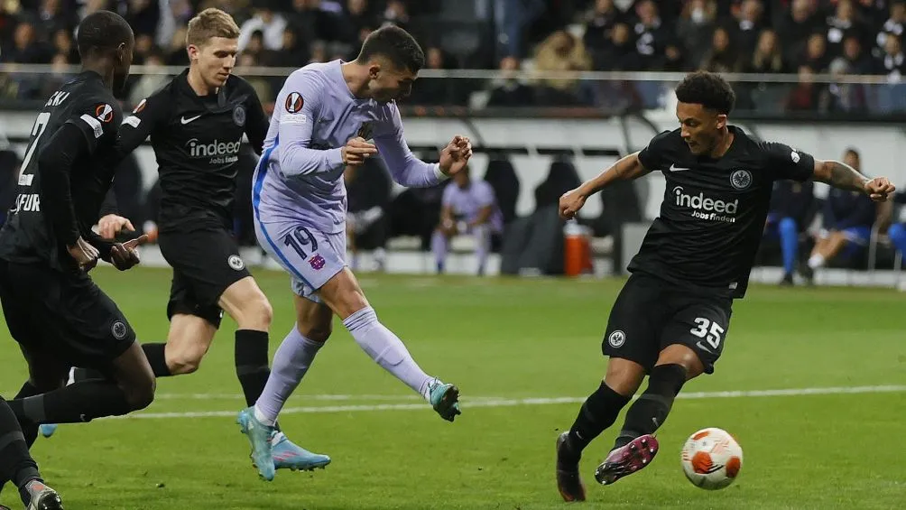 EFE Ferrán Torres batió la valla de Trapp