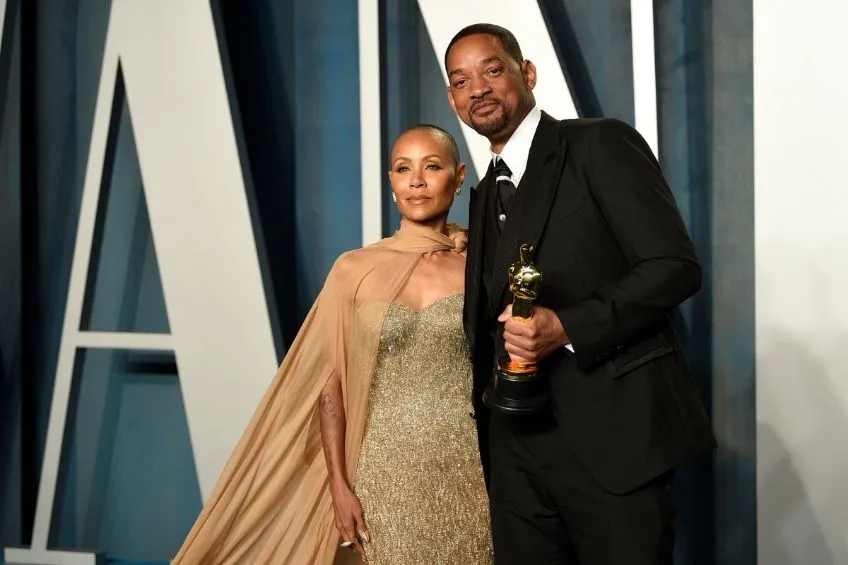 Will Smith junto a su esposa