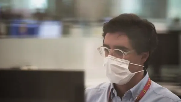 TWITTER @ScuderiaFerrari Juan Sebastián Navarro en acción con Ferrari