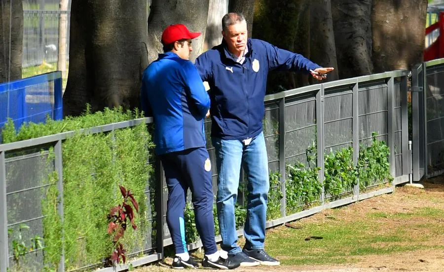 Leaño con Ricardo Peláez