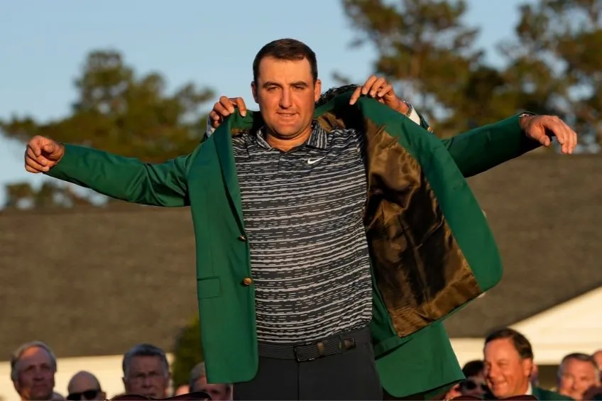 AP Scottie Scheffler tras ganar el Masters de Augusta