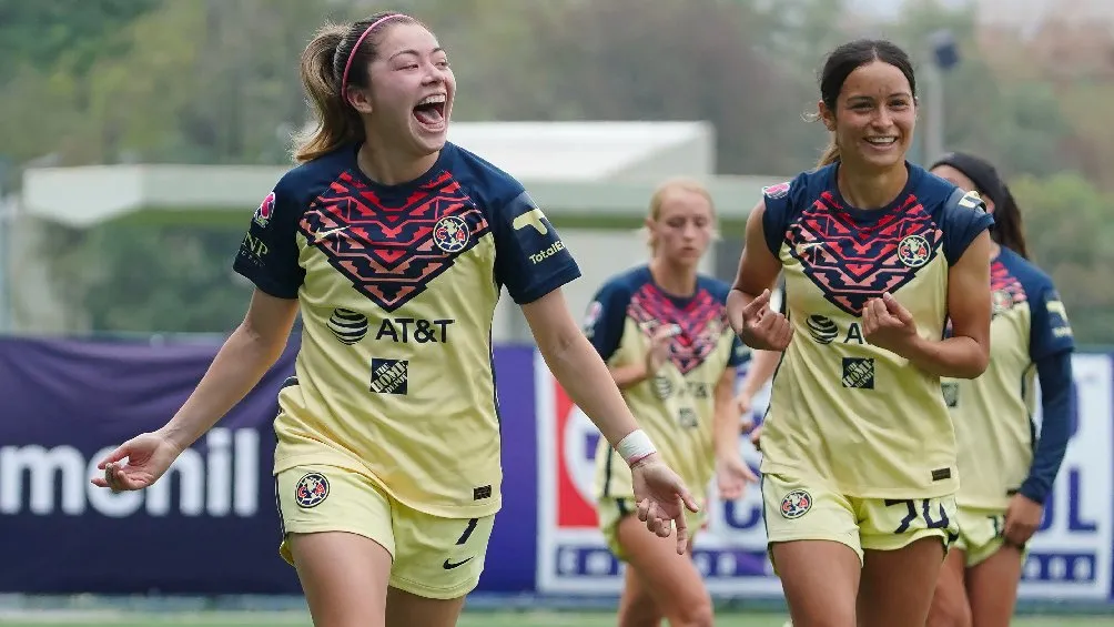 IMAGO7 Katty Martínez celebrando gol con América en la Liga MX Femenil