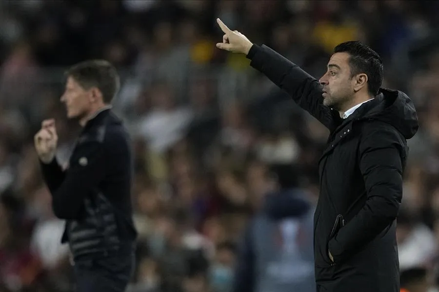Xavi Hernández en eliminación del Barcelona