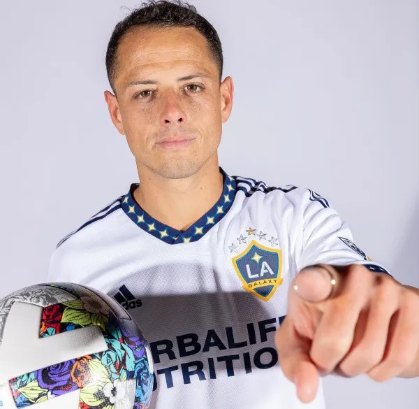Chicharito Hernández con el LA Galaxy