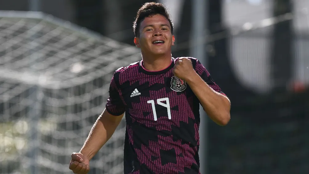 IMAGO7 Ali Avila festejando gol con la Selección Mexicana Sub 20