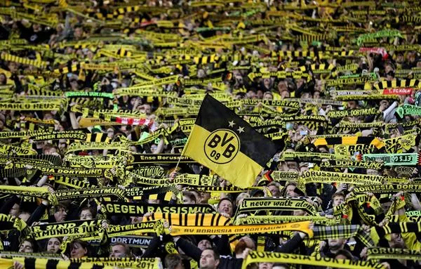 Afición del Borussia Dortmund
