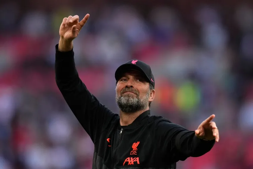 Jürgen Klopp celebrando el pase a la Final de la FA Cup