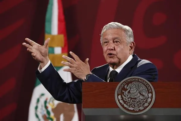 Andrés Manuel López Obrador en conferencia de prensa