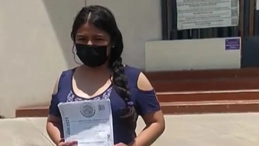 Roxana, joven de 22 años