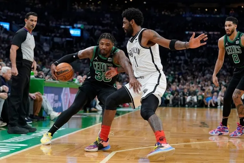 Marcus Smart durante el partido de los Boston Celtics
