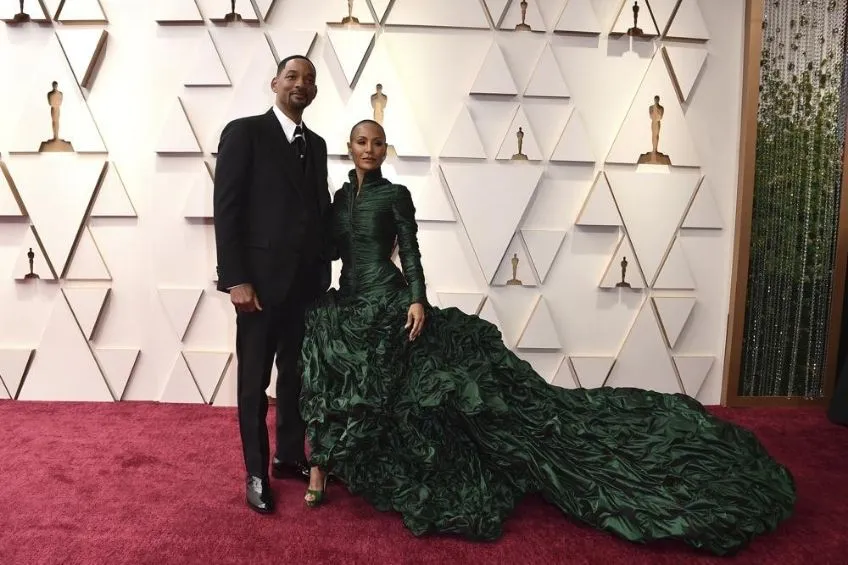 AP Will Smith junto a su esposa