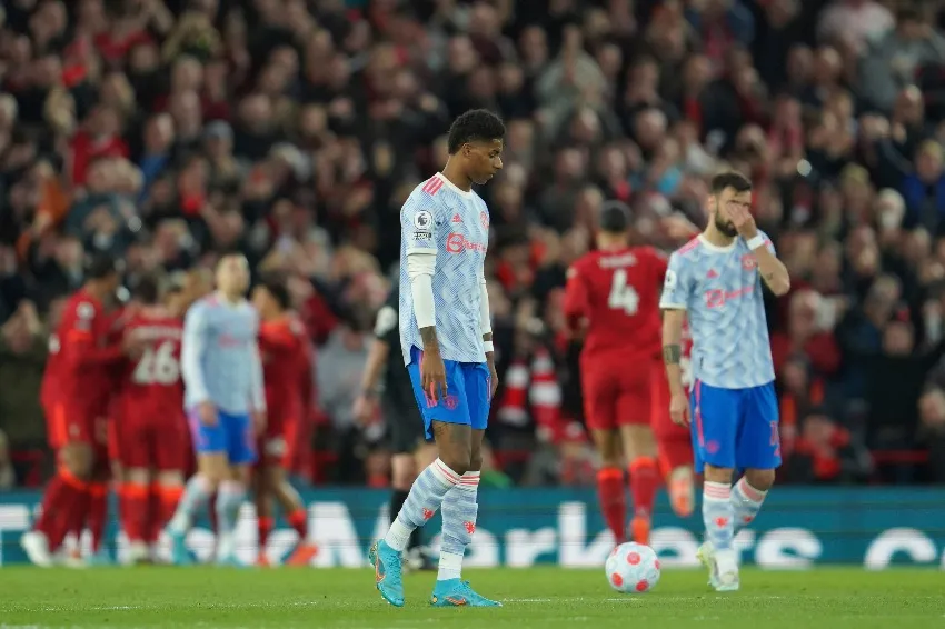 Marcus Rashford tras la derrota del United