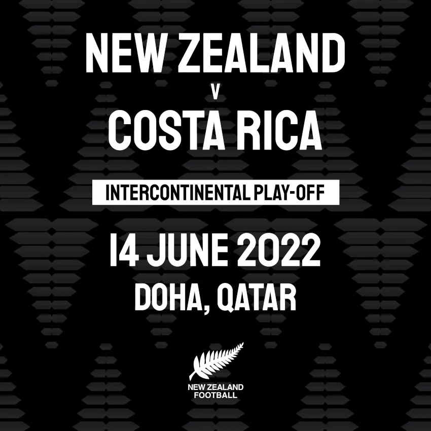 Juego entre Costa Rica y NUeva Zelanda se jugará el 14 de junio