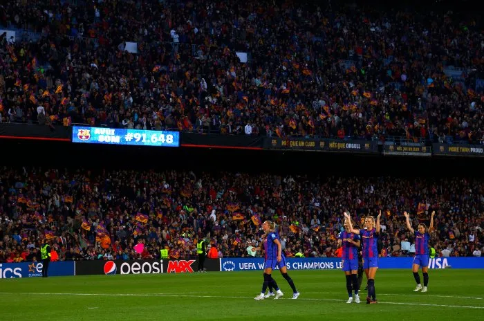 El Camp Nou ante 91 mil 648 espectadores