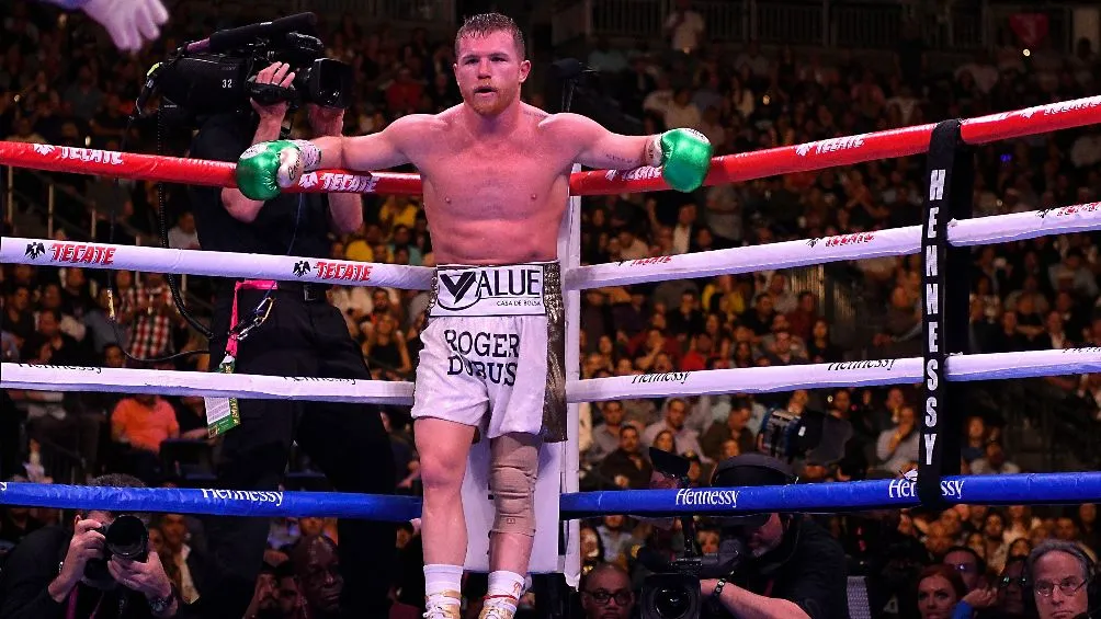 Canelo Álvarez previo a una pelea