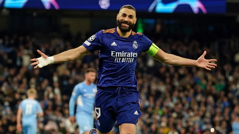 Benzema en el juego con el Madrid