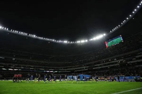 Estadio Azteca previo al Clásico Joven