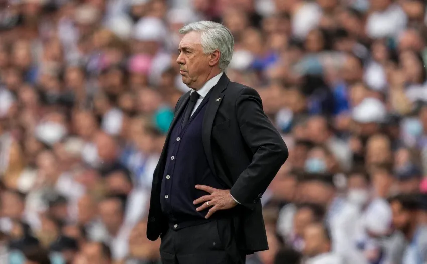 AP Carlo Ancelotti, campeón de LaLiga con el Real Madrid