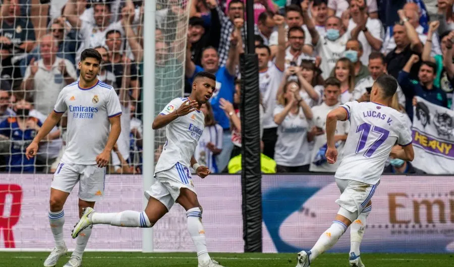 Rodrygo tras marcar doblete