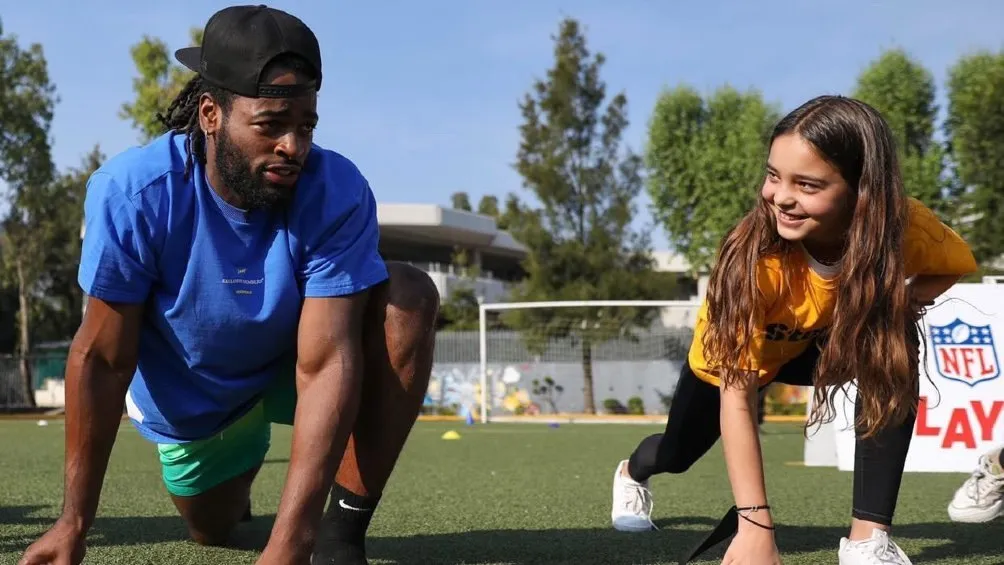 TWITTER | @OHTHATSNAJEE22 Najee Harris durante su estadía en la CDMX