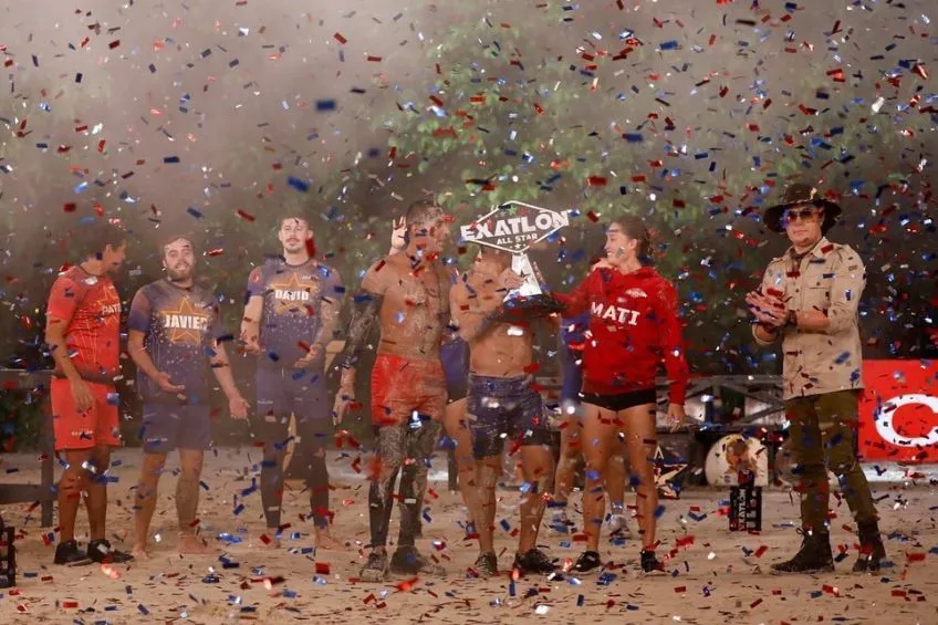 Koke Guerrero festejando el triunfo