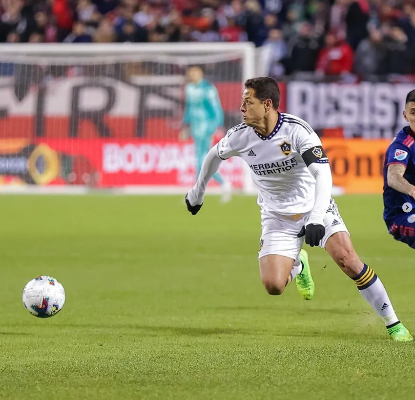 INSTAGRAM: @ch14 Chicharito en un partido con LA Galaxy