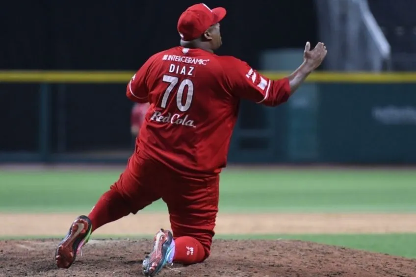 Díaz durante el partido