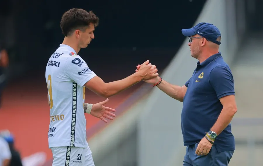 Dinenno saluda a Andrés Lillini