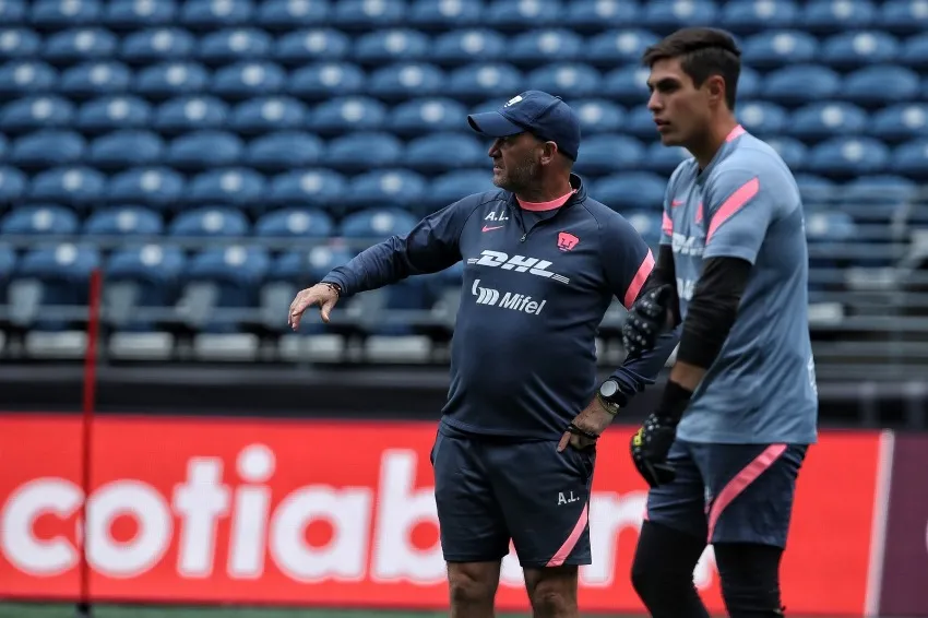 Lillini en el último entrenamiento previo a la Final