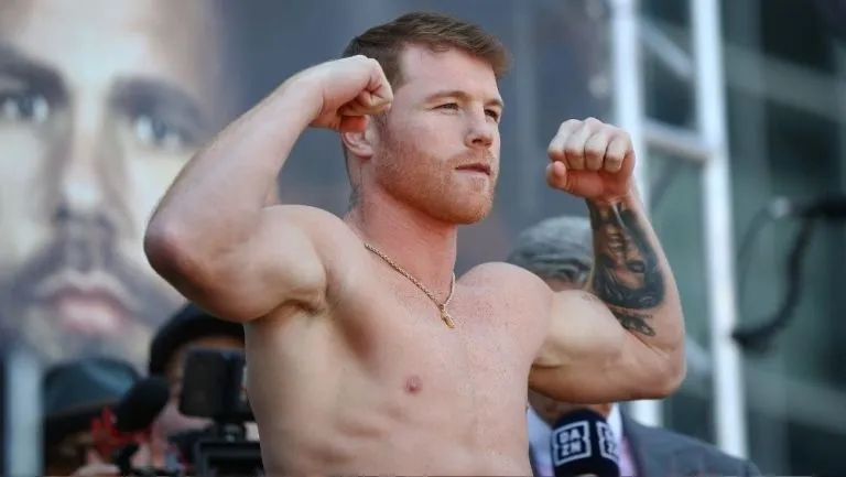 MEXSPORT Canelo Álvarez previo a una pelea